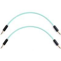 MyVolts Candycords Halo 3.5mm Cable 2-Pack - 15cm Mint Green