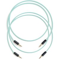 MyVolts Candycords Halo 3.5mm Cable 2-Pack - 50cm Mint Green