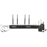 G4M True Diversity Dual Wireless System Lavalier & Headset Mics