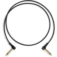 MyVolts Candycords Pedal Cable 6.35mm Angled Jack 35cm Liquorice