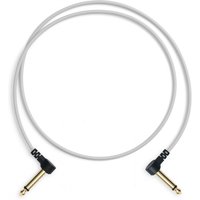 MyVolts Candycords Pedal Cable 6.35mm Angled Jack 35cm Powder Grey
