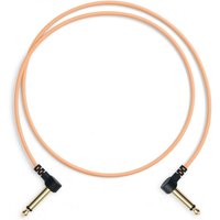 MyVolts Candycords Pedal Cable 6.35mm Angled Jack 35cm Sunset Peach