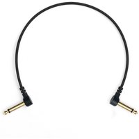MyVolts Candycords Pedal Cable 6.35mm Angled Jack 18cm Liquorice