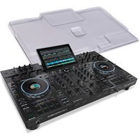 Denon DJ Prime 4+ Standalone DJ Controller with Decksaver Cover