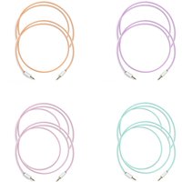 MyVolts Candycords Modular 3.5mm Mono - Long 8-Pack Various Colours
