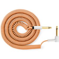 MyVolts Candycords 6.35mm Straight-Angled Coiled Cable 100cm Peach