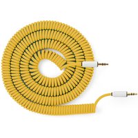 MyVolts Candycords 3.5mm Straight Jack Coiled Cable 100cm Yellow