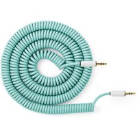 MyVolts Candycords 3.5mm Straight Jack Coiled Cable 100cm Mint