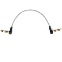 MyVolts Candycords Pedal 6.35mm Angled Cable - 10cm Powder Grey