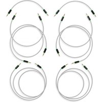 MyVolts Candycords Halo 8-Pack - Various Sizes Powder Grey