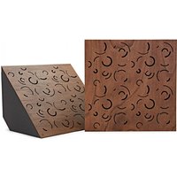 G4M Acoustics Curves 60 x 42cm Corner Panel Walnut Pair
