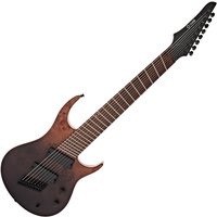 G4M 529 Pro Fanned Fret 8-String Electric Guitar Grey Tide Fade