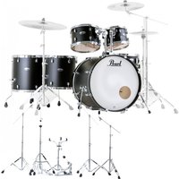 Pearl Decade Maple 22 6pc Drum Kit w/Hardware Satin Slate Black