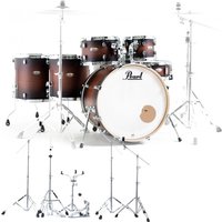 Pearl Decade Maple 22 6pc Drum Kit w/Hardware Satin Brown Burst