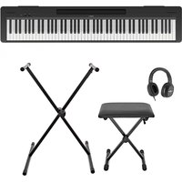 Yamaha P145 Digital Piano X Frame Package Black