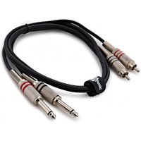 Phono - Dual Mono Jack Pro Cable 1m