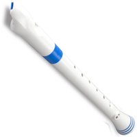Nuvo Descant Recorder German Fingering White and Blue