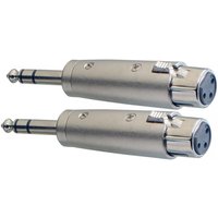 Stagg 2 x Male Stereo Phone / Symetrical Female XLR Adaptor