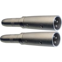 Stagg 2x Female Stereo Jack / Symetrical Male XLR Adaptor