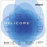 DAddario Helicore Orchester Kontrabass E Saite 3/4 Größe Medium