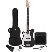 VISIONSTRING Left Handed Bass Guitar Pack Black - Nearly New