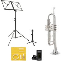 Elkhart 100TRS Student Trumpet Package Silver