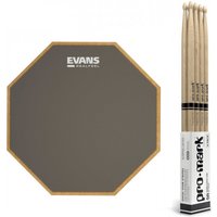RealFeel Evans Apprentice Pad 7" & Promark Oak 5A Sticks