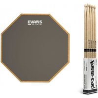 RealFeel Evans Apprentice Pad 7" & Promark Oak 5B Sticks