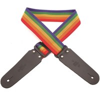 DSL 50-POLY Polypropylene Weave Guitar Strap 2" Rainbow
