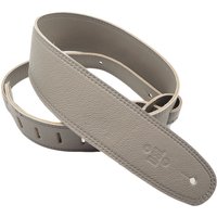 DSL GLG25 Triple Ply Garment Leather 2.5" Guitar Strap Grey