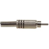 Stagg Male RCA Plug Nickel/Black