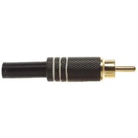 Stagg Male RCA Plug Black/White