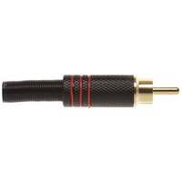 Stagg Male RCA Plug Black/Red