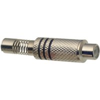 Stagg Female RCA Plug Nickel/Black