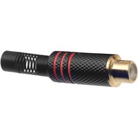 Stagg Female RCA Plug Black/Red