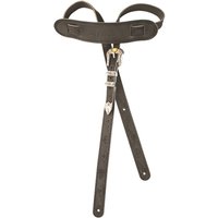 Gretsch Tooled Vintage Leather Guitar Strap Black