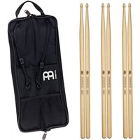 Meinl Compact Stick Bag & 7A Wood Tip Drumsticks