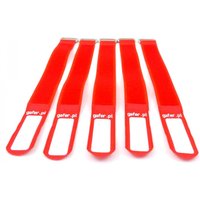Gafer PL Tie Straps 25x260mm (5 Pack) Red