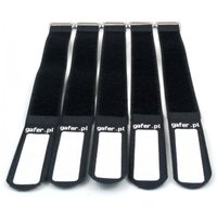 Gafer PL Tie Straps 25x260mm (5 Pack) Black