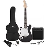 VISIONSTRING Left Handed Electric Guitar Pack Black - Nearly New