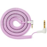 MyVolts Candycords 3.5mm to 6.35mm Angled Coil Cable 100cm Jellybean