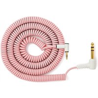 MyVolts Candycords 3.5mm to 6.35mm Angled Coil Cable 100cm Pink