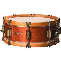 Rogers Tower 14 x 5 Snare Drum Satin Red Mahogany w/Wood Hoop