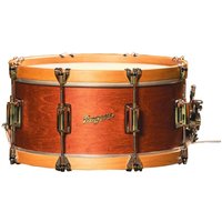 Rogers Tower 14 x 6.5 Snare Drum Satin Red Mahogany w/Wood Hoop