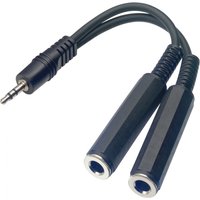 Stagg Male Stereo Mini Phone Plug/2x Female Stereo Jack Adaptor