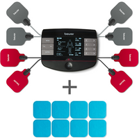EM 89 inkl. Nachkaufset 8 Stück Digital TENS/EMS mit Wärmefunktion