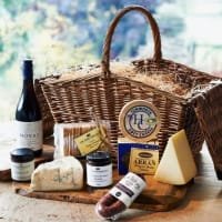 The Courtyard Dairy Utterley Delicious - Cheese and Wine Hamper listed by Real Food Hub