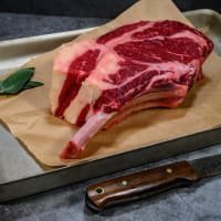 Gazegill Organics Organic Tomahawk Steak listed by Real Food Hub