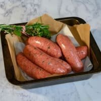 Gazegill Organics Organic Sausages - Pork and Leek listed by Real Food Hub