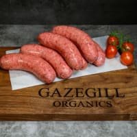 Gazegill Organics Organic Paleo Sausages listed by Real Food Hub